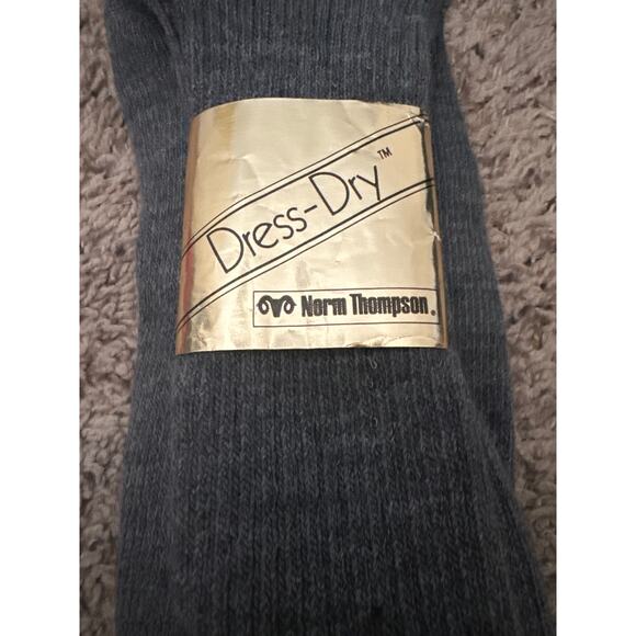 VINTAGE DRESS-DRY BY NORM THOMPSON SOCKS NEW Made in USA - Picture 3 of 4